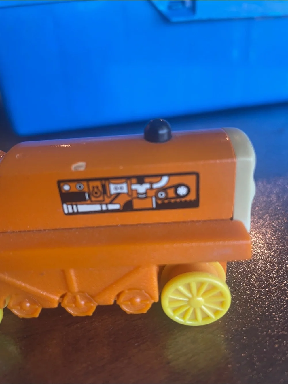 Thomas the Train Terence Tractor Wooden Railway Rare Friends Vintage Orange